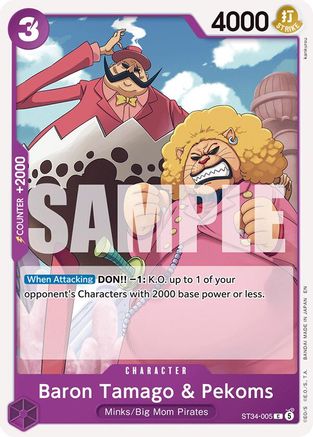 Baron Tamago & Pekoms - ST34-005 - Common