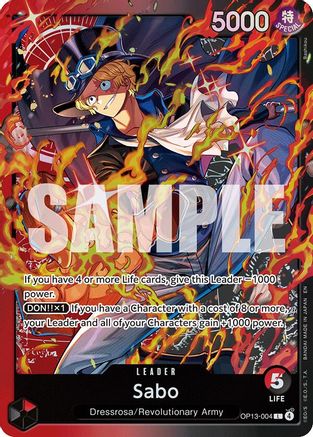 Sabo (OP13-004) - OP13-004 - Leader
