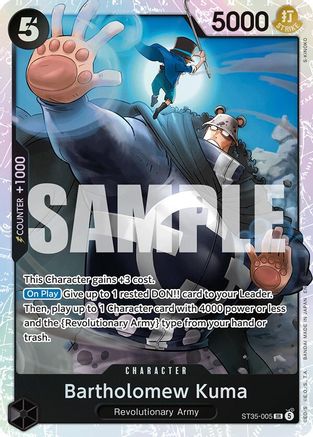 Bartholomew Kuma - ST35-005 - Super Rare