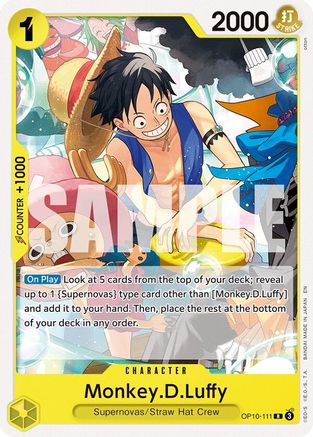 Monkey.D.Luffy - OP10-111 - Rare