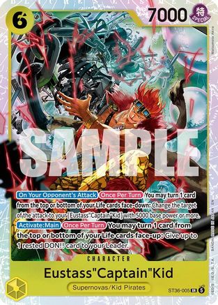 Eustass"Captain"Kid (ST36-005) - ST36-005 - Super Rare