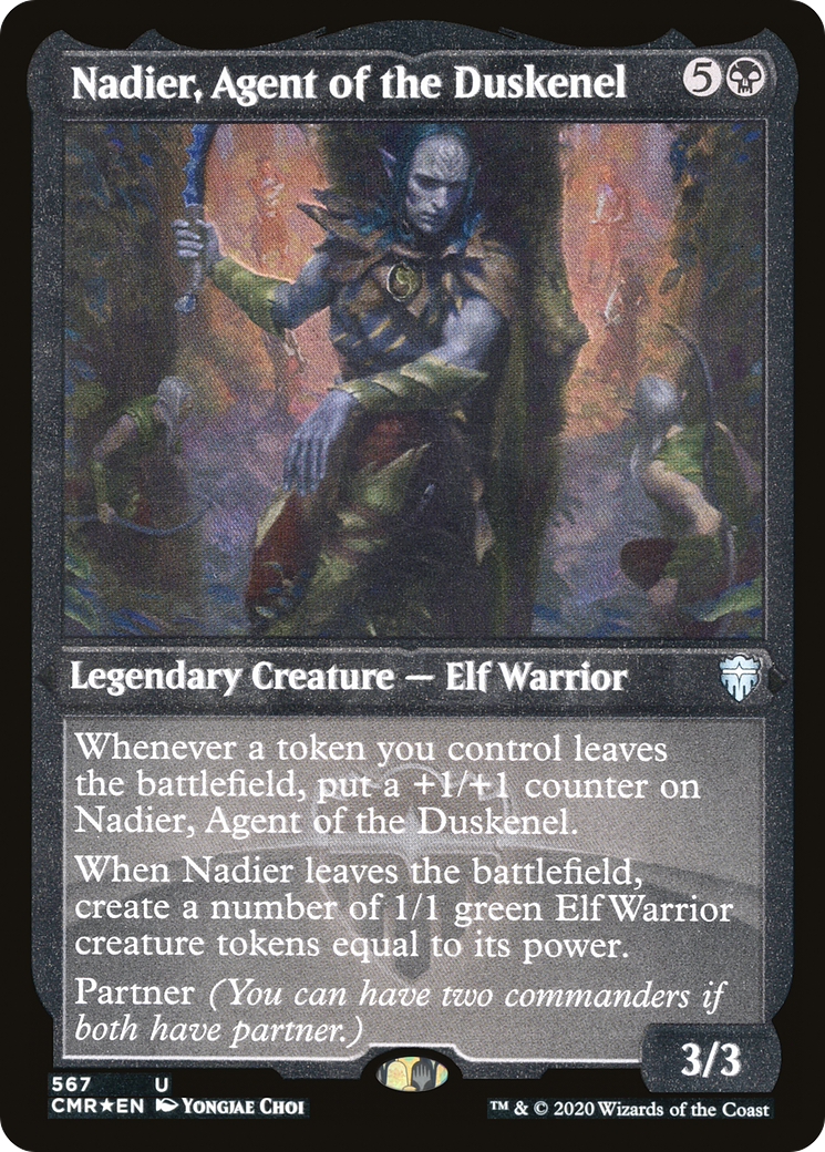 Nadier, Agent of the Duskenel (Foil Etched) (CMR-567)  Foil