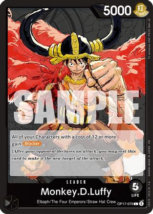 Monkey.D.Luffy - OP17-079 - Leader (Presale)