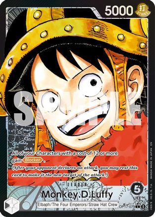 Monkey.D.Luffy (Alternate Art) - OP17-079 - Leader (Presale)