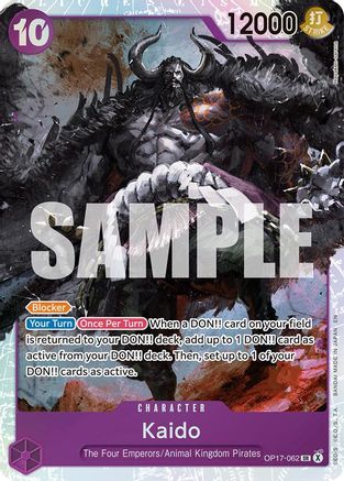 Kaido - OP17-062 - Super Rare (Presale)