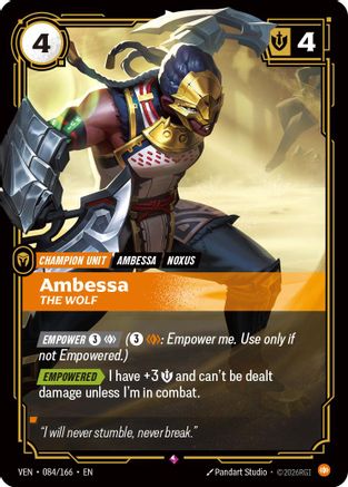 Ambessa - The Wolf - 084/166 - Rare