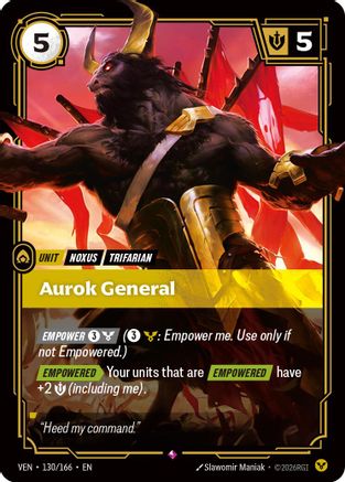 Aurok General - 130/166 - Rare