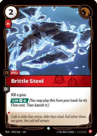 Brittle Steel - 003/166 - Common (Foil)