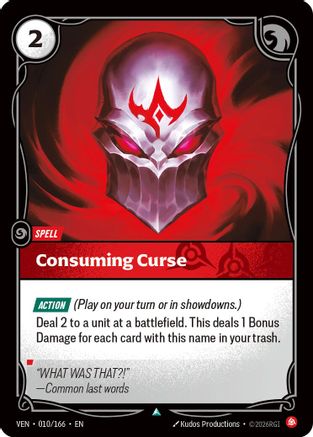 Consuming Curse - 010/166 - Uncommon (Foil)