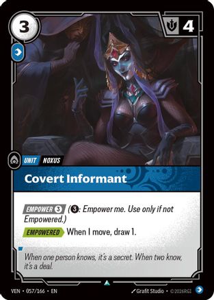 Covert Informant - 057/166 - Uncommon (Foil)