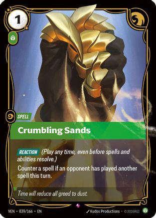 Crumbling Sands - 039/166 - Rare