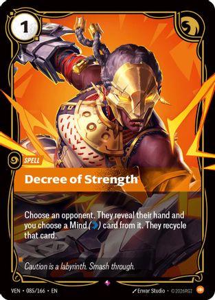 Decree of Strength - 085/166 - Rare