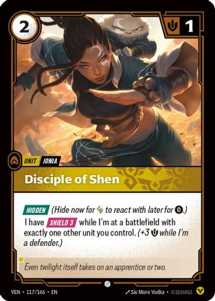Disciple of Shen - 117/166 - Common (Foil)