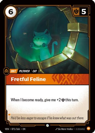 Fretful Feline - 071/166 - Common (Foil)