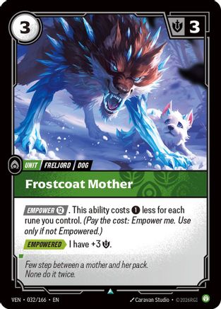Frostcoat Mother - 032/166 - Uncommon (Foil)