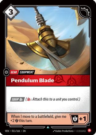 Pendulum Blade - 011/166 - Uncommon (Foil)