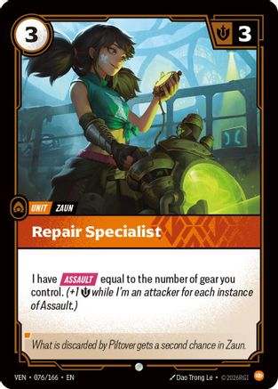 Repair Specialist - 076/166 - Common (Foil)