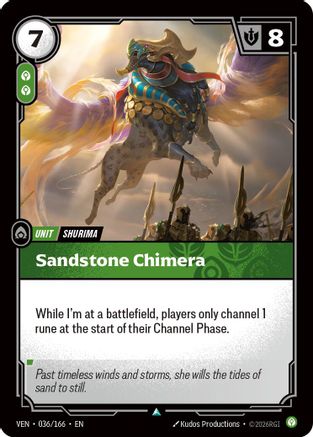 Sandstone Chimera - 036/166 - Uncommon (Foil)