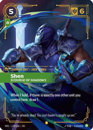 Shen - Scourge of Shadows (Overnumbered) - 170/166 - Showcase