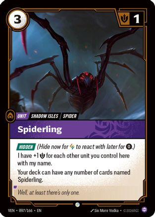 Spiderling - 097/166 - Common (Foil)