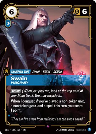 Swain - Visionary - 065/166 - Rare