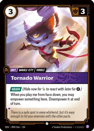 Tornado Warrior - 099/166 - Common (Foil)