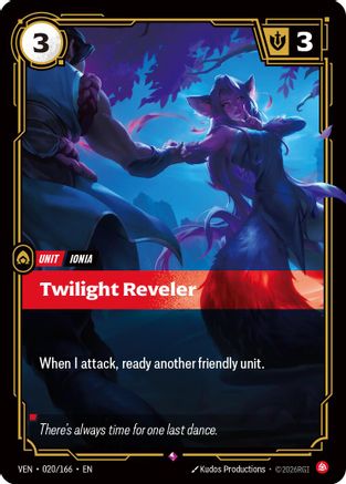 Twilight Reveler - 020/166 - Rare