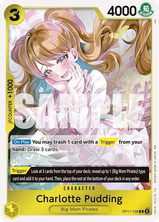 Charlotte Pudding - OP17-109 - Rare (Presale)