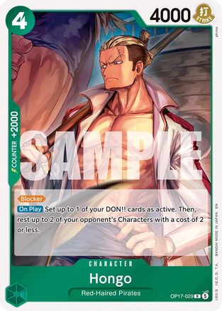 Hongo - OP17-029 - Rare (Presale)