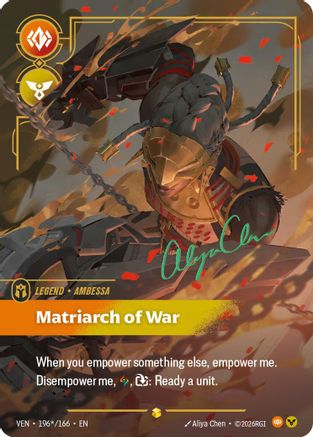 Ambessa - Matriarch of War (Signature) - 196*/166 - Showcase