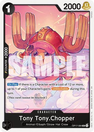 Tony Tony.Chopper - OP17-084 - Uncommon (Presale)