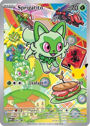 Sprigatito - 061 - Promo