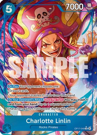 Charlotte Linlin (Alternate Art) - OP17-049 - Rare (Presale)