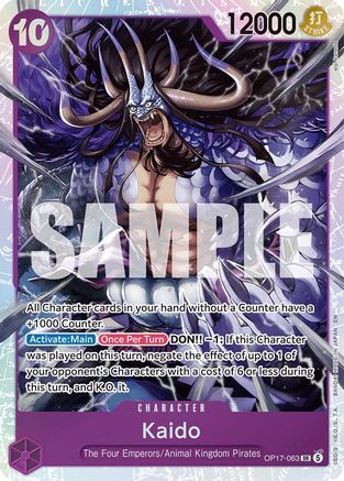 Kaido - OP17-063 - Super Rare (Presale)