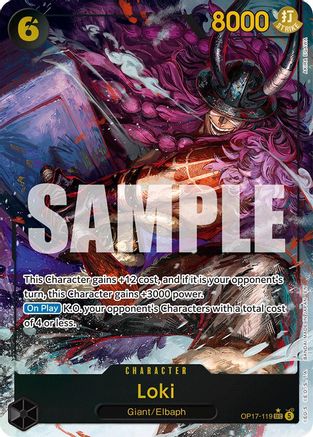 Loki (Alternate Art) - OP17-119 - Secret Rare (Presale)
