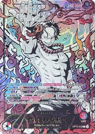 Portgas.D.Ace (English Version 3rd Anniversary Set) - OP13-002 - Leader