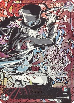 Sabo (English Version 3rd Anniversary Set) - OP13-004 - Leader