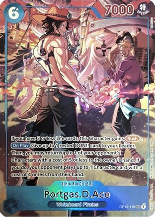 Portgas.D.Ace (English Version 3rd Anniversary Set) - OP13-119 - Secret Rare