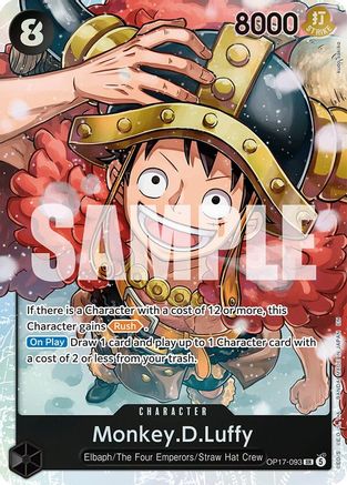 Monkey.D.Luffy - OP17-093 - Super Rare (Presale)