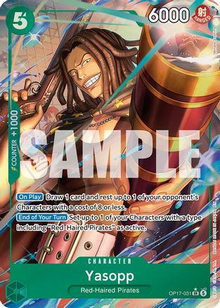 Yasopp (Alternate Art) - OP17-031 - Super Rare (Presale)