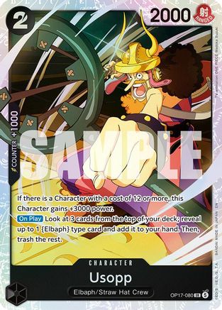 Usopp - OP17-080 - Super Rare (Presale)