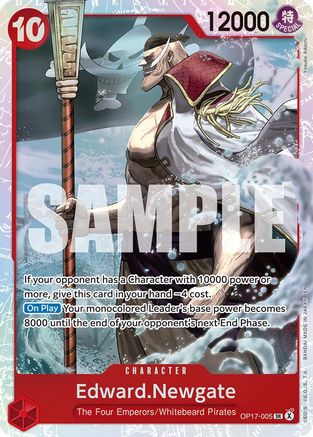 Edward.Newgate - OP17-005 - Super Rare (Presale)