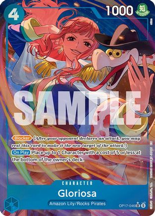 Gloriosa (Alternate Art) - OP17-046 - Super Rare (Presale)