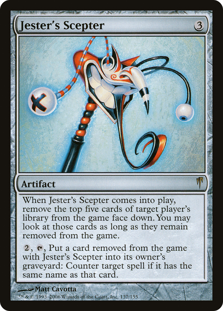 Jester's Scepter (CSP-137)  Foil