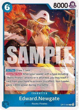 Edward.Newgate - OP17-040 - Rare (Presale)