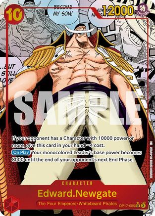 Edward.Newgate (Manga) - OP17-005 - Super Rare (Presale)