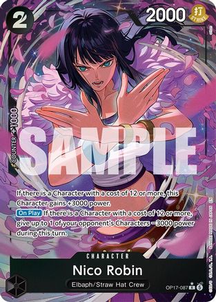 Nico Robin (Alternate Art) - OP17-087 - Rare (Presale)