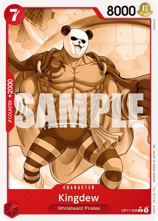 Kingdew (Pandaman Art) - OP17-006 - Common (Presale)