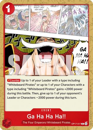 Ga Ha Ha Ha!! - OP17-017 - Common (Presale)