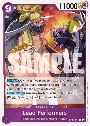 Lead Performers - OP17-061 - Rare (Presale)